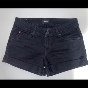 Hudson Black Denim Shorts